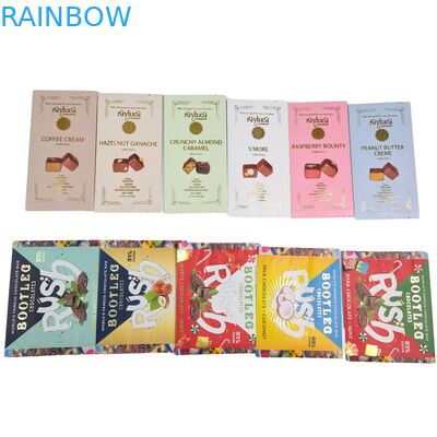 Vỏ giấy nhôm ăn được Khóa lại Nhựa nhỏ Mylar Oat Sôcôla Energy Bar Cookie Snack Candy Packaging Bag
