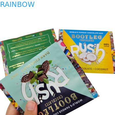 Vỏ giấy nhôm ăn được Khóa lại Nhựa nhỏ Mylar Oat Sôcôla Energy Bar Cookie Snack Candy Packaging Bag