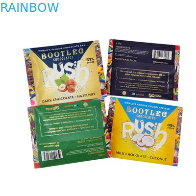 Vỏ giấy nhôm ăn được Khóa lại Nhựa nhỏ Mylar Oat Sôcôla Energy Bar Cookie Snack Candy Packaging Bag