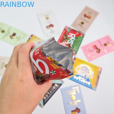 Vỏ giấy nhôm ăn được Khóa lại Nhựa nhỏ Mylar Oat Sôcôla Energy Bar Cookie Snack Candy Packaging Bag