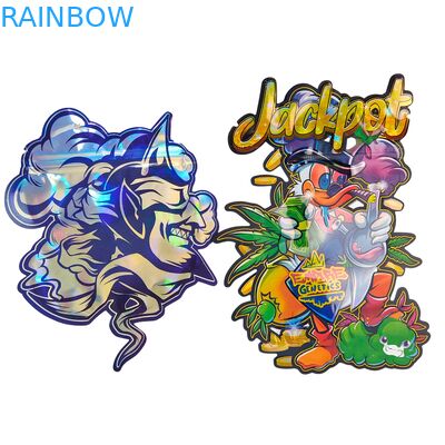 Túi Mylar Doypack Die Cut Cali 3.5g 7g 14g 28g Bánh Quy Đường Thực Phẩm Túi Khóa Kéo Chống Mùi Bóng/mờ