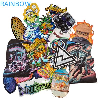 Túi Mylar có khóa zip bằng nhựa PE có thể đóng lại được 3.5g 7g 14g với logo tùy chỉnh, dùng để đóng gói thực phẩm, niêm phong, chống mùi, chống trẻ em, đựng thảo mộc, kẹo dẻo