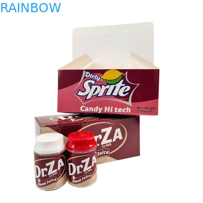 Hộp thực phẩm nhựa PET 3.5g soda kẹo hộp với nắp xoắn