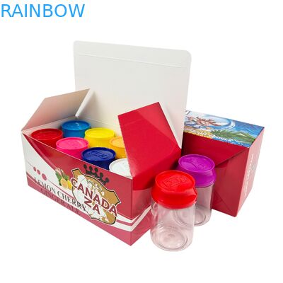 Hộp thực phẩm nhựa PET 3.5g soda kẹo hộp với nắp xoắn