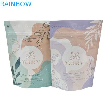 Các túi Mylar phân hủy sinh học tùy chỉnh cho muối tắm 4OZ 5OZ Stand Up Bag