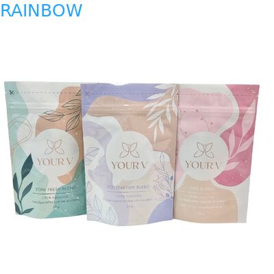 Các túi Mylar phân hủy sinh học tùy chỉnh cho muối tắm 4OZ 5OZ Stand Up Bag