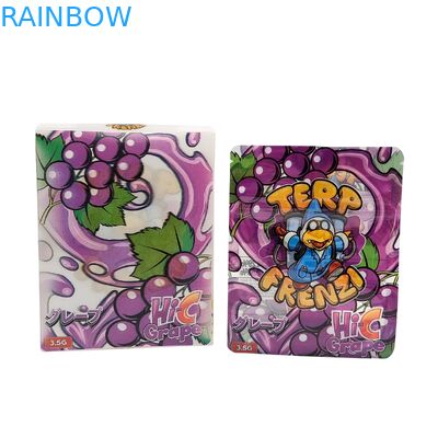 Bao bì đồ ăn nhẹ Mylar đặc biệt 3.5g chống trẻ em