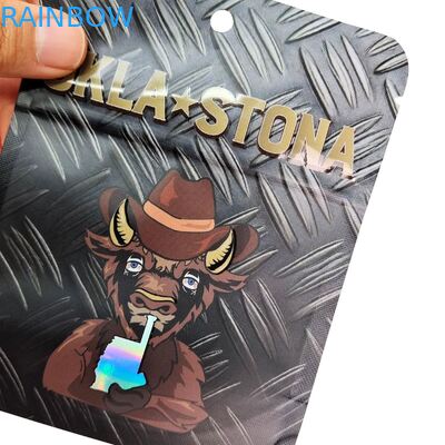 Túi Mylar có thể đóng lại 3.5g-28g tùy chỉnh để đóng gói thực phẩm