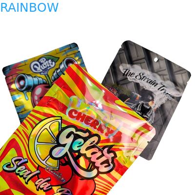 Bao bì thanh sô cô la nấm Kẹo dẻo 8th Cali Food Túi Doypack Mylar 3.5 Gói Cali Túi bao bì ăn được 3 mặt niêm phong