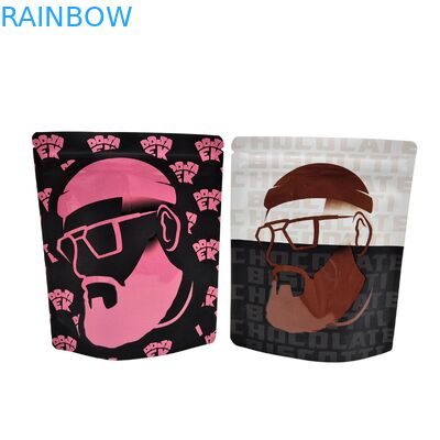 Túi Zipper Mylar 3.5g 1oz có thể tái sử dụng, Túi Mylar Đứng bằng lá nhôm, Chống mùi, Túi Mylar Cali để bảo quản thực phẩm, In theo yêu cầu