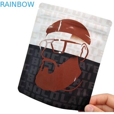 Túi Zipper Mylar 3.5g 1oz có thể tái sử dụng, Túi Mylar Đứng bằng lá nhôm, Chống mùi, Túi Mylar Cali để bảo quản thực phẩm, In theo yêu cầu