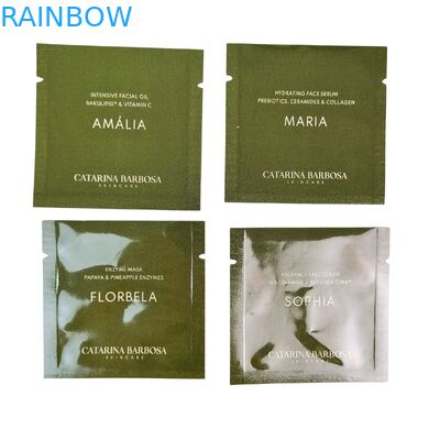 Kích thước tùy chỉnh Biểu mẫu mỹ phẩm Chất liệu mỹ phẩm túi nhôm có logo tùy chỉnh