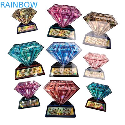 Túi Zipper Mylar Hình Dạng Đặc Biệt Tùy Chỉnh 3.5g 7g 14g Chống Mùi Khóa Kéo Holographic Đóng Gói Thực Phẩm