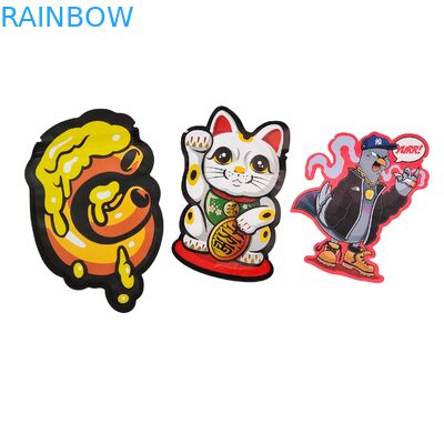 3 mặt niêm phong chống trẻ em túi Mylar Holographic Aluminum Foil Snack Packaging Bag