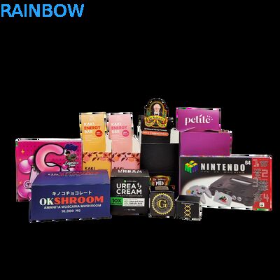 Hộp giấy Kraft gấp theo yêu cầu cá nhân với 350g giấy để hiển thị mặt hàng bán lẻ