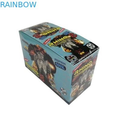 Đồ bán buôn Custom Rhino 100k 150k 200k Capsule Enhancement Pills Medicine 3d Packaging Card with Paper Display Box