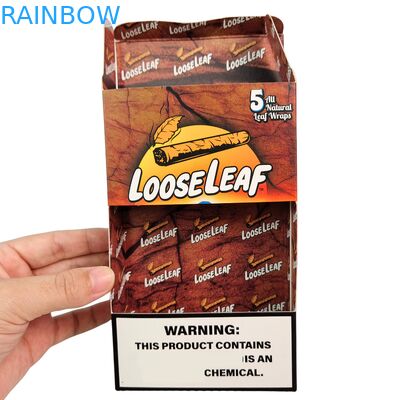 3.5g Biodegradable Mylar Bag Box với độ dày 3,5g Hộp giấy lợp để lưu trữ in tùy chỉnh