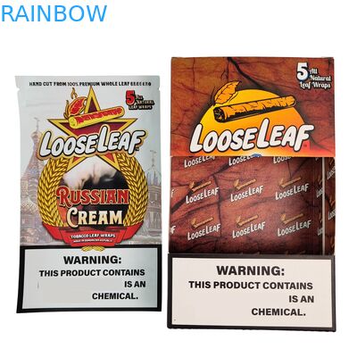 3.5g Biodegradable Mylar Bag Box với độ dày 3,5g Hộp giấy lợp để lưu trữ in tùy chỉnh