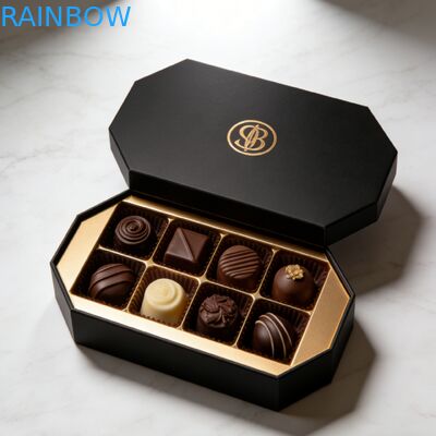 Logo tùy chỉnh hộp quà sô cô la cá nhân đóng gói kẹo sô cô la mỹ phẩm hộp rỗng hộp thanh sô cô la