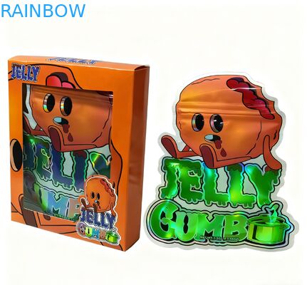 Túi Mylar in tùy chỉnh 3.5g có thể đóng lại được để đóng gói đồ ăn nhẹ, túi đứng