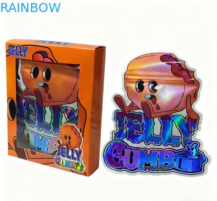 Túi Mylar in tùy chỉnh 3.5g có thể đóng lại được để đóng gói đồ ăn nhẹ, túi đứng