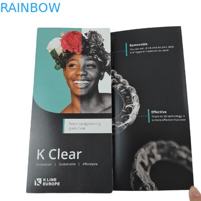 Nhãn hiệu tùy chỉnh răng vú Bộ dụng cụ hộp Orthodontic Aligner hộp đóng gói với giấy chèn răng Aligner hộp đóng gói