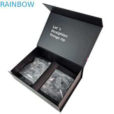 Hộp đựng khay niềng răng tùy chỉnh với nắp đóng nam châm, độ dày 350g và thiết kế có thể tùy chỉnh cho khay niềng răng