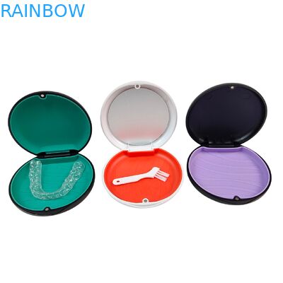 Hộp đựng khay niềng răng in logo tùy chỉnh với khóa từ và độ dày 350g để đóng gói chỉnh nha