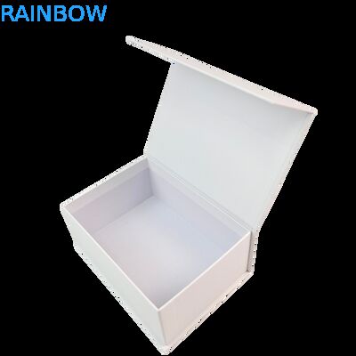 Hộp quà tặng có nắp gập từ tính tùy chỉnh, có thể gấp gọn, đóng gói phẳng, bằng giấy bìa cứng, có khóa từ tính cho quà tặng quần áo