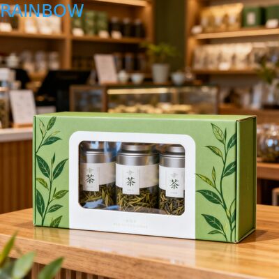 Customized Portable Gift Paper Box With Transparent Windows Party Gift Box Candy Cookie Donuts Box Paper Boxes With Handle