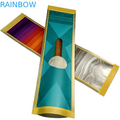 Chất liệu có chất lượng thực phẩm được in tùy chỉnh chống trẻ em 3 mặt Mylar Ziplock