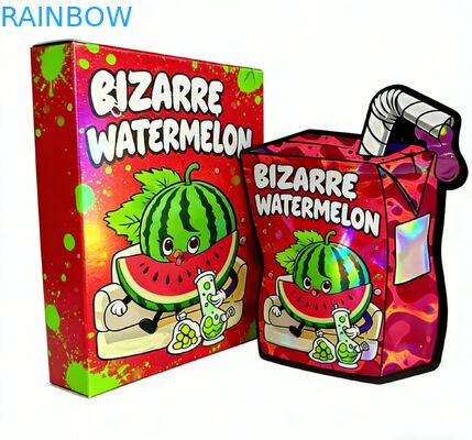 Custom Printed Smell Proof Child Resistant Mylar Bags and Stand Up Pouches for Snack Packaging
