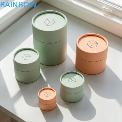 Biodegradable kích thước tùy chỉnh loại thực phẩm an toàn ống giấy kraft cho gói hộp quà tặng