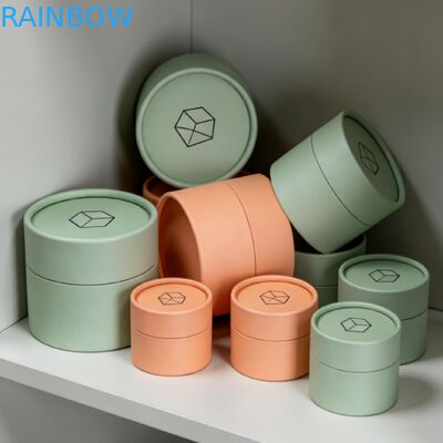 Các ống đóng gói xi lanh có thể phân hủy sinh học thân thiện với môi trường và hộp giấy cho bao bì mỹ phẩm và nước hoa an toàn có chất lượng thực phẩm