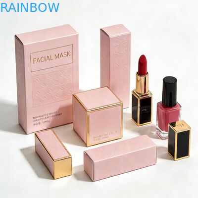 Hộp nước hoa sang trọng tùy chỉnh với độ dày 350g và đóng dấu nóng cho bao bì quà tặng cao cấp