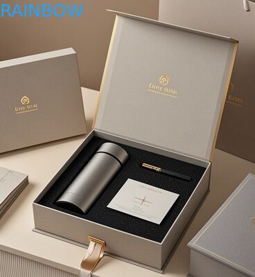 Ước tính sang trọng Biodegradable 350g Độ dày Thẻ giấy giấy hộp đóng gói thư mục cho áo khoác giày giày quần áo vận chuyển quà tặng