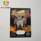 Bao bì thẻ 3D Rhino Rhino 12 Rhino 11 Thuốc bổ sung tình dục cho nam giới