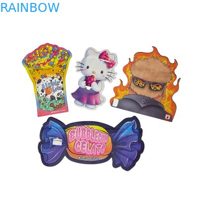 Tùy chỉnh in 1/8oz 1/4oz 1/2oz 1oz 1lb Mylar Herb Flower Candy Packaging Khả năng chống trẻ em Zipper Bags 3.5 Mylar Bag
