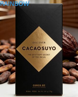 Hộp Giấy Kraft Tự Phân Hủy Cao Cấp, An Toàn Thực Phẩm, Có Cửa Sổ Trong Suốt Để Đóng Gói Thanh Sô Cô La