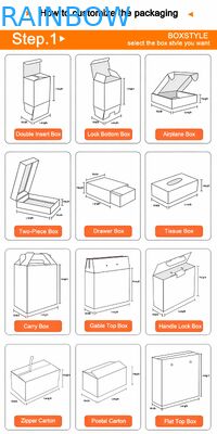 Hộp quà gấp được bằng giấy bìa thân thiện với môi trường, tùy chỉnh, dày 350g, cho trang sức, quần áo, giày dép, đồng hồ