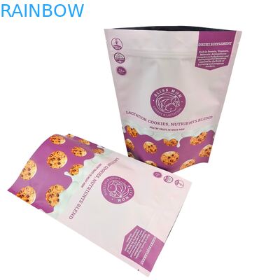 Túi Đứng Chống Ẩm Chất Lượng Đảm Bảo Niêm Phong Nhiệt Kích Thước Tùy Chỉnh Túi Đựng Thực Phẩm Có Thể Tái Niêm Phong