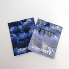 Lá phẳng THC Gummies Túi nhựa Bao bì Túi Ziper trẻ em Blueberry Cbd