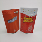 Túi đựng kẹo dẻo Cbd Candy Gummy Bao bì Túi Ziplock có thể tái chế với cửa sổ