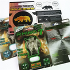 Black Panther / Mamba / Rhino V7 Thuốc tăng cường sinh lý nam Bao bì Viên nang Sức mạnh Tình dục Bao bì Thẻ vỉ 3D với Hộp giấy