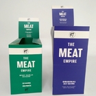Hộp giấy bìa cứng thịt bò khô in tùy chỉnh Hộp giấy Kraft cho hộp trưng bày thanh năng lượng ăn nhẹ