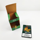 lá nhôm in tùy chỉnh tự nhiên lá grabba Nắp hộp trưng bày hộp đóng gói cho mũ hộp đựng xì gà Hộp đựng xì gà