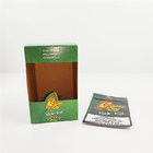 Giấy tùy chỉnh giá rẻ Hộp quà tặng tự nhiên gói lá grabba túi gói và hộp trưng bày cho giấy gói lá grabba fronto