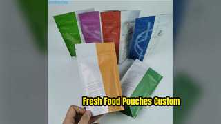 Túi đựng thực phẩm tùy chỉnh Túi nhôm Matt đứng lên