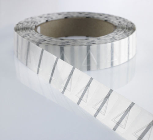 Có thể tái chế rõ ràng Tam giác thu nhỏ tay áo Nhãn cảnh báo cho người mù