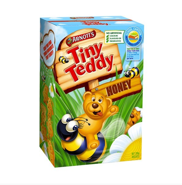 Cartoon Cartoon Tiny Teddy Hộp giấy Bao bì cho bé Cookie